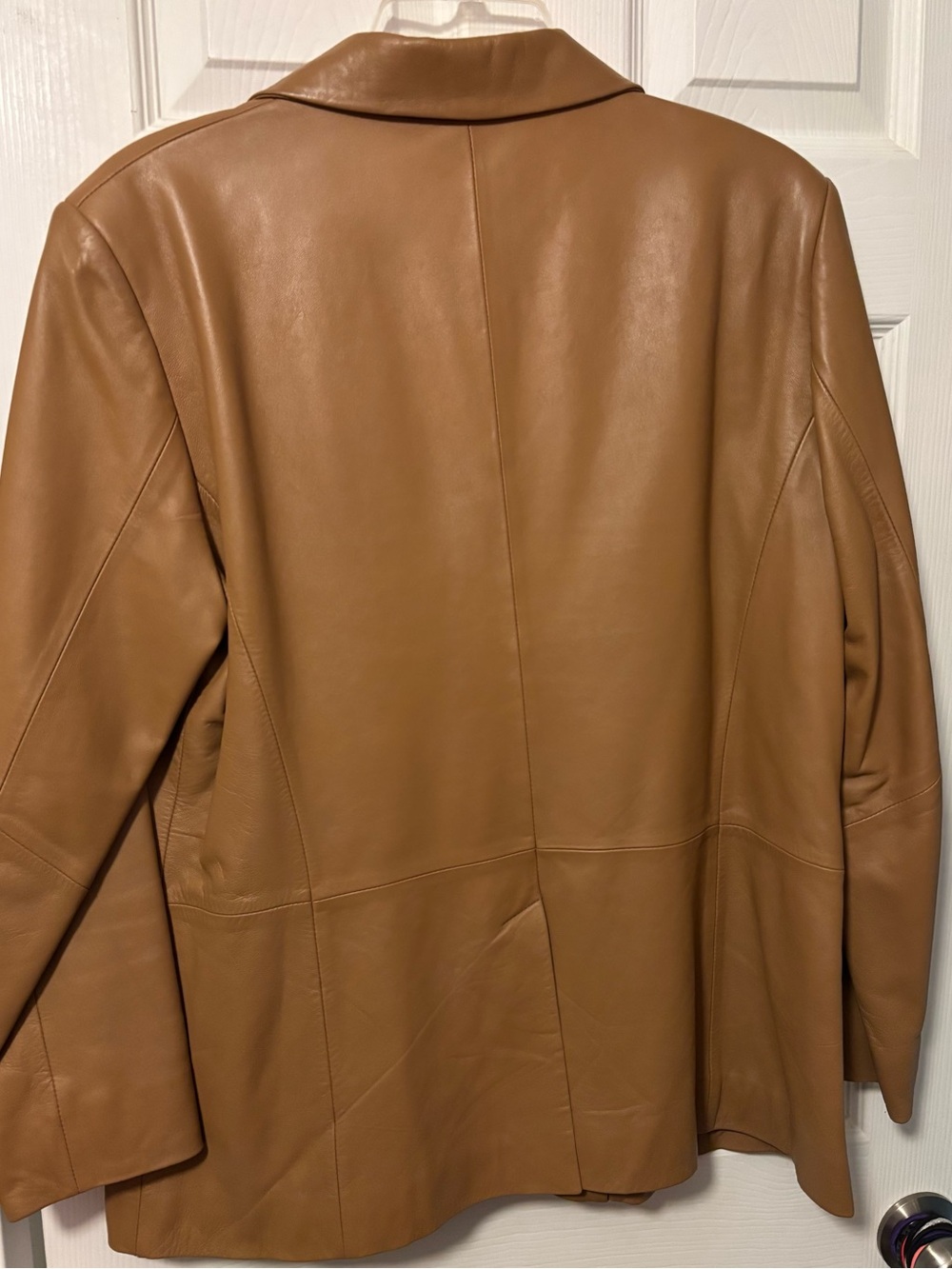 Pendleton Brown Leather Blazer Jacket- Size L - Picture 2 of 7